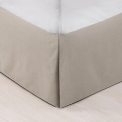 taupe king bed skirt